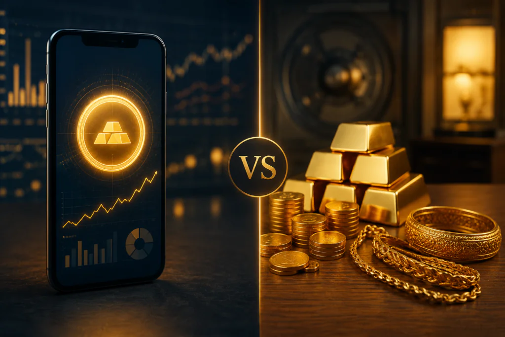 Digital Gold vs Physical Gold
